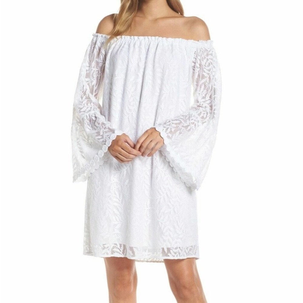 NWT Lilly Pulitzer Nevie White Lace Dress Size XS